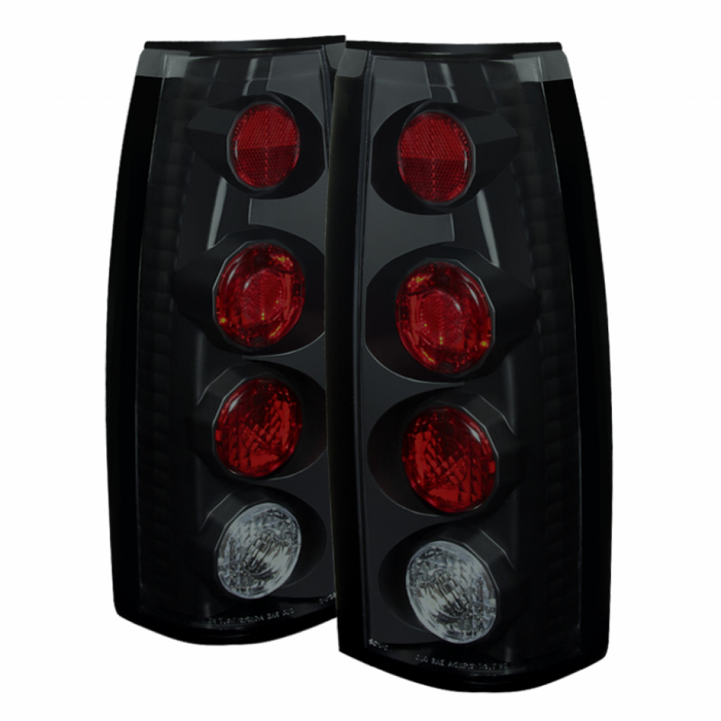 Spyder For GMC Jimmy 1992-1994 Euro Style Tail Lights Pair | Black Smoke | 5077967