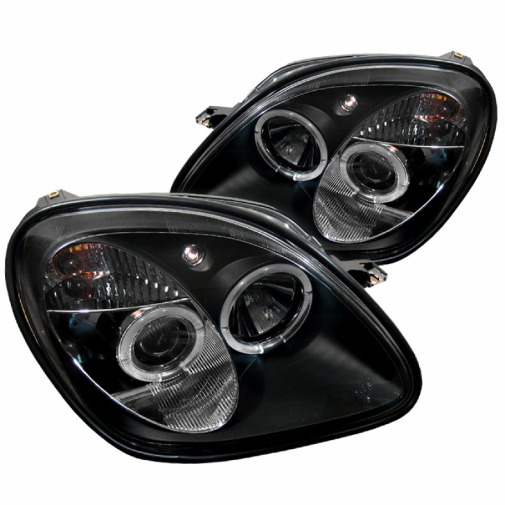 Spyder For Mercedes-Benz SLK320 01-04 Pair Projector Halogen Model LED Halo Black | 5011190