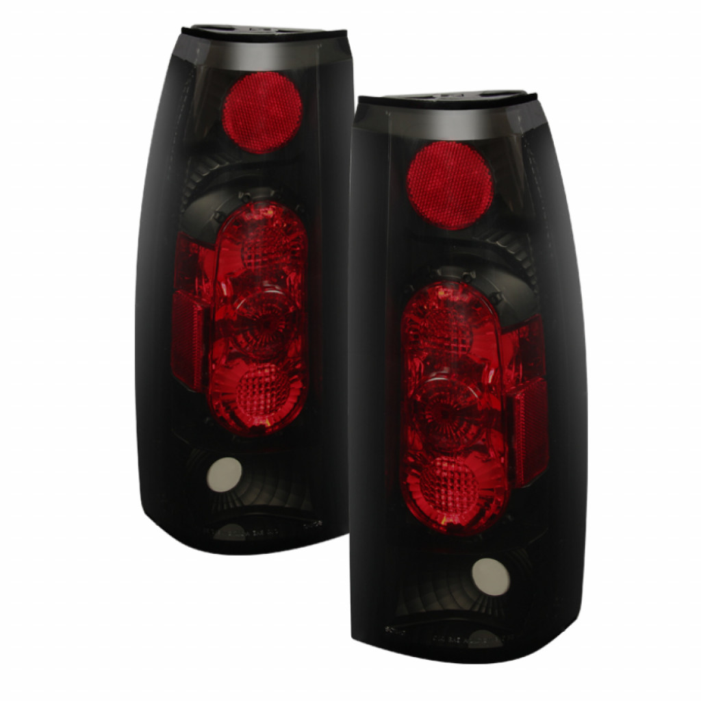 Spyder For Chevy V30 1988 Euro Tail Lights | Black Smoke | (TLX-spy5077974-CL360A79)