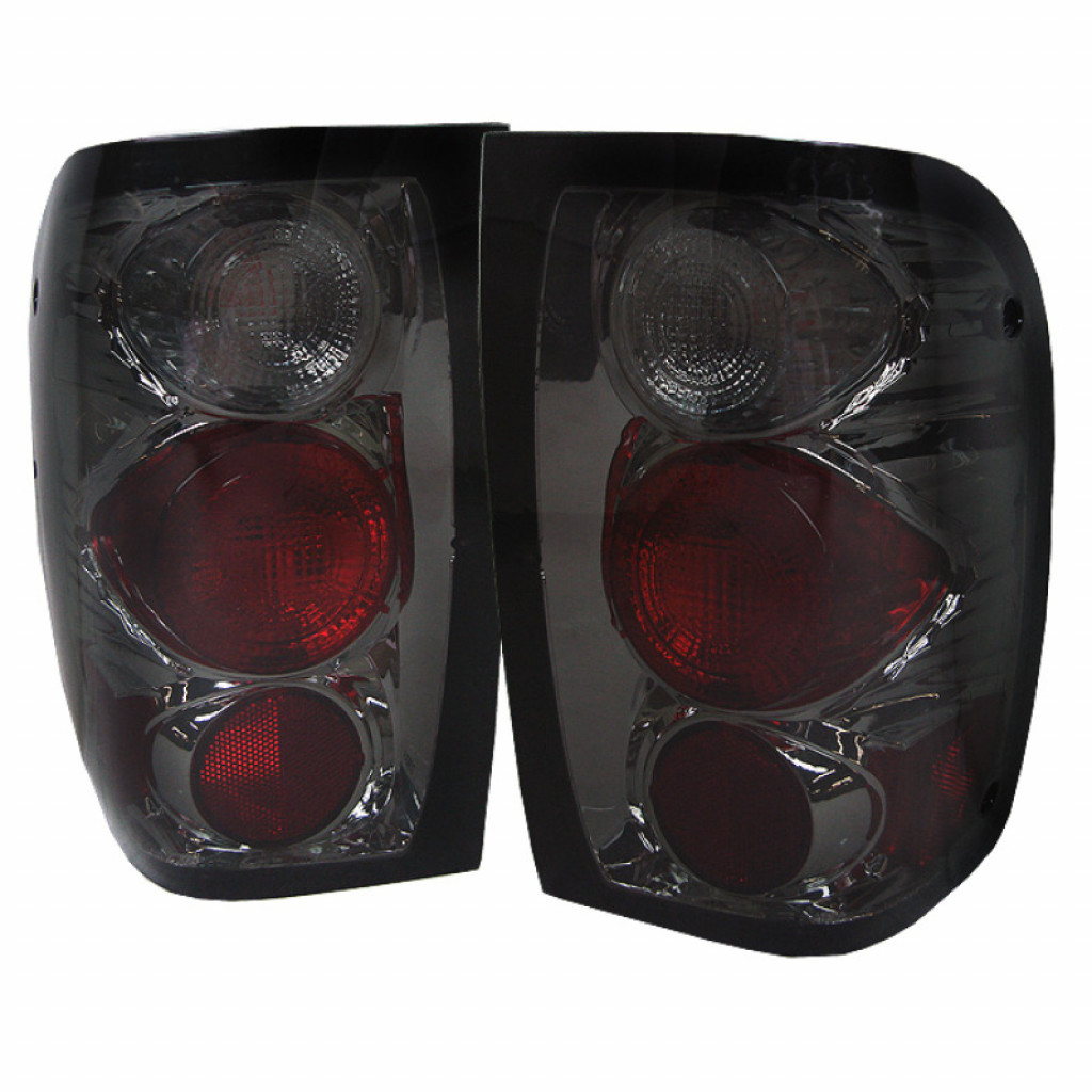 Spyder For Ford Ranger 1998-2000 Euro Style Tail Lights Pair Smoke ALT-YD-FR98-SM | 5003881