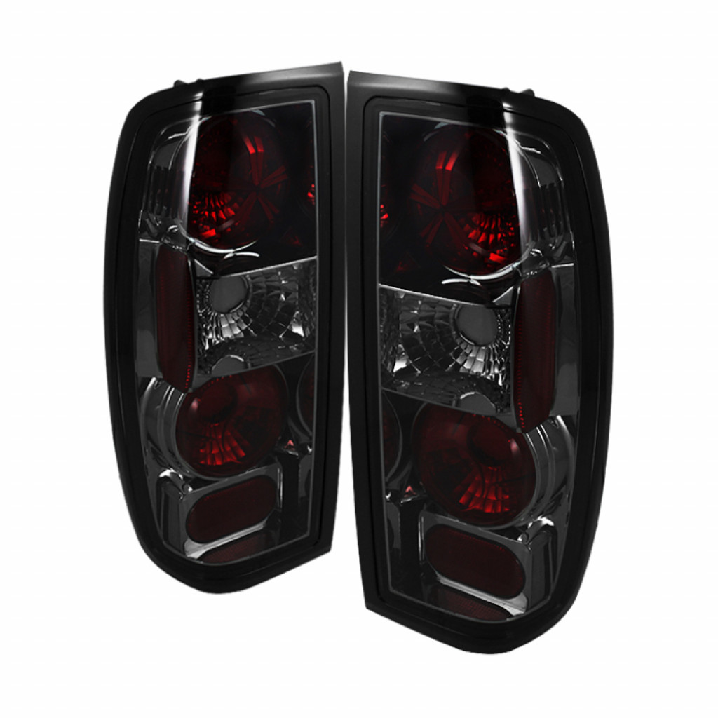 Spyder For Nissan Frontier 98-00 Euro Style Tail Lights Pair Smoke ALT-YD-NF98-SM | 5033604