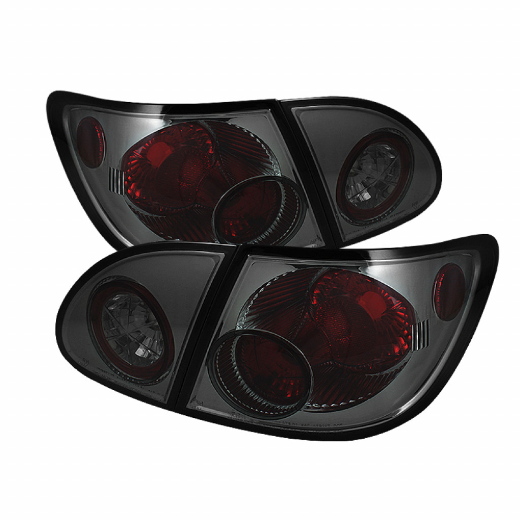 Spyder For Toyota Corolla 2003-2008 Euro Style Tail Lights Pair Smoke ALT-YD-TC03-SM | 5033673