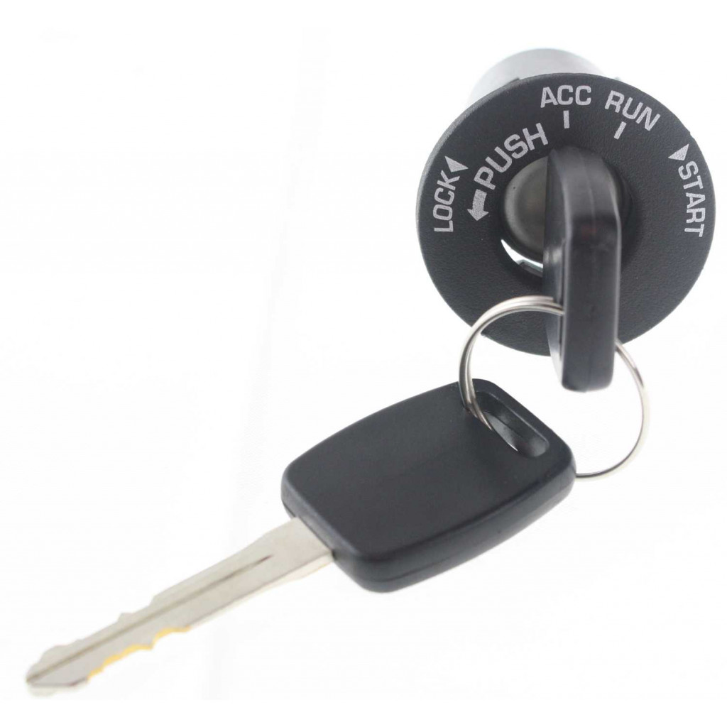 For Saturn SC1 / SC2 Ignition Lock Cylinder 1995 96 97 1998 | Keys included | Black | Base (CLX-M0-USA-REPS503901-CL360A70)