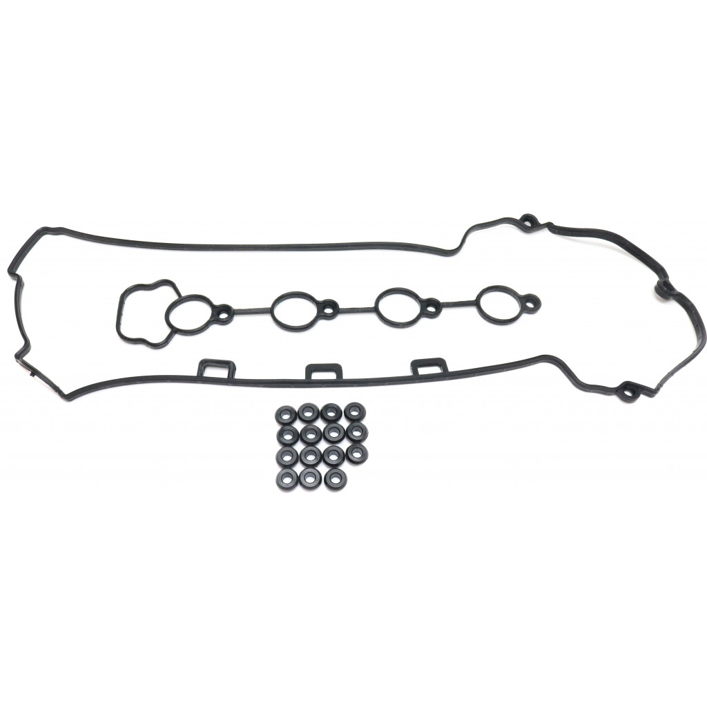 For Saturn Sky Valve Cover Gasket 2007 08 09 2010 | Set | Rubber Material | 4 Cylinder | 2.2L/2.4L Engine | Includes Grommets & Spark Plug Tube Seals (CLX-M0-USA-REPC312907-CL360A77)