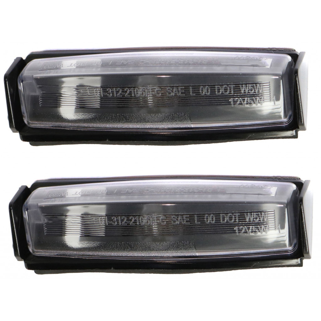 For Lexus RX330 License Lamp Assembly 2004 2005 2006 Pair Driver and Passenger Side For TO2870102 | 81270-AA020 (PLX-M0-312-2106N-AS-CL360A54)