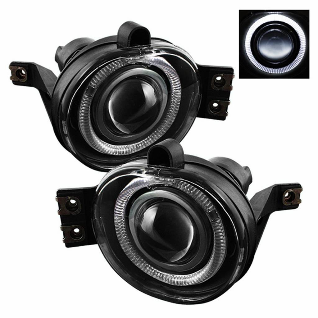 Spyder For Dodge Durango 2004-2006 Halo Fog Light Pair Clear Projector w/ Switch | 5021250