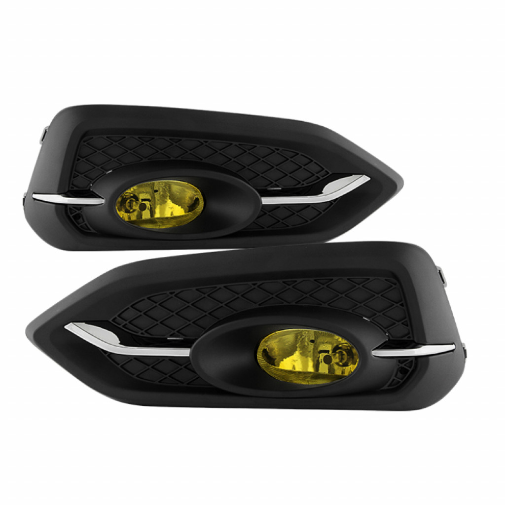 Spyder For Honda Civic 2014-2015 OEM Fog Light Pair Yellow 2 Door/Coupe w/ Switch | 5080233