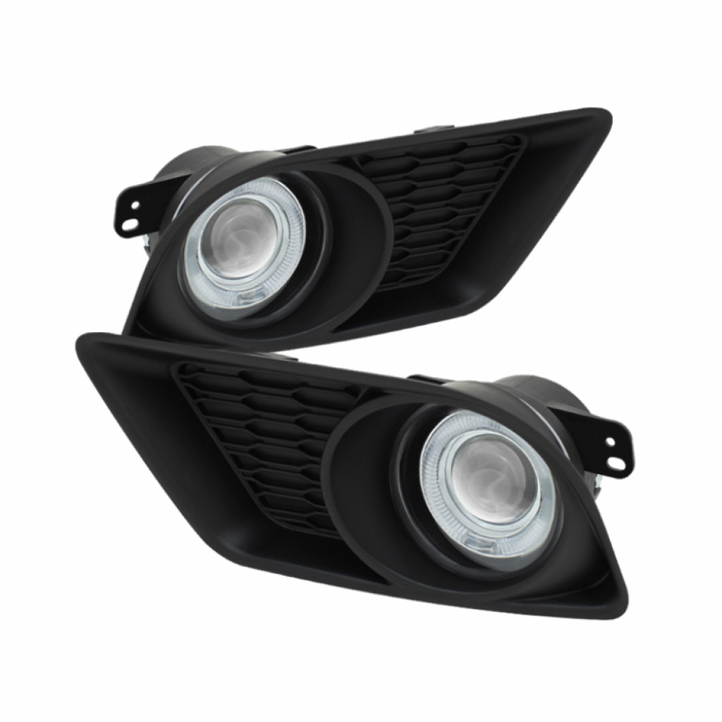 Spyder For Dodge Charger 2011-2014 Halo Fog Light Pair Clear Projector w/ Switch | 5073273