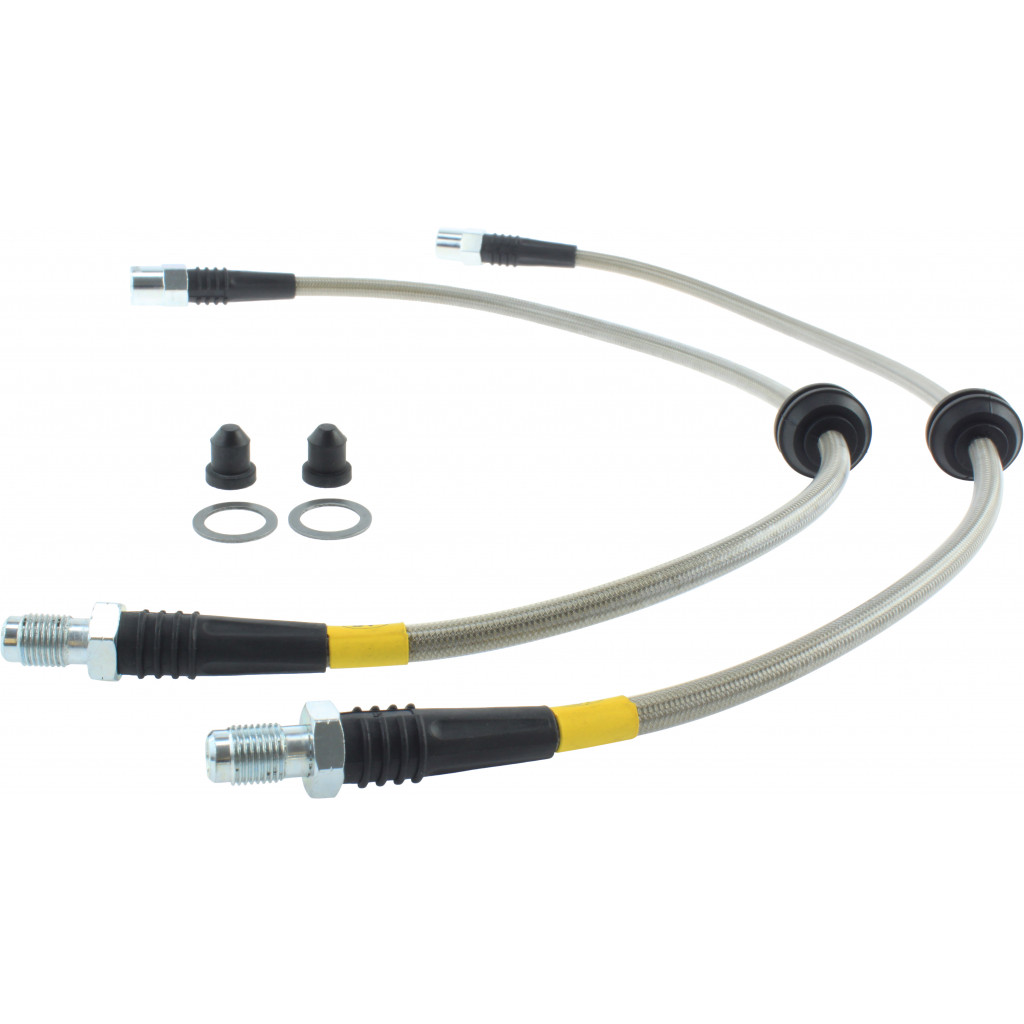 StopTech For BMW M3 2008-2013 Brake Lines Stainless Steel - Front | (TLX-sto950.34019-CL360A70)