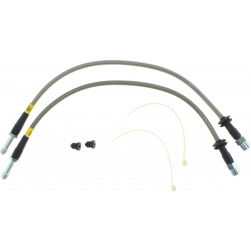StopTech For Audi 90 1988 89 90 1991 Brake Line Kit Stainless Steel - Front | (TLX-sto950.33011-CL360A75)