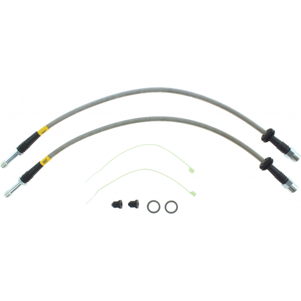 StopTech For BMW 323i/328i 1999 2000 Brake Lines Stainless Steel | Front (TLX-sto950.34005-CL360A73)