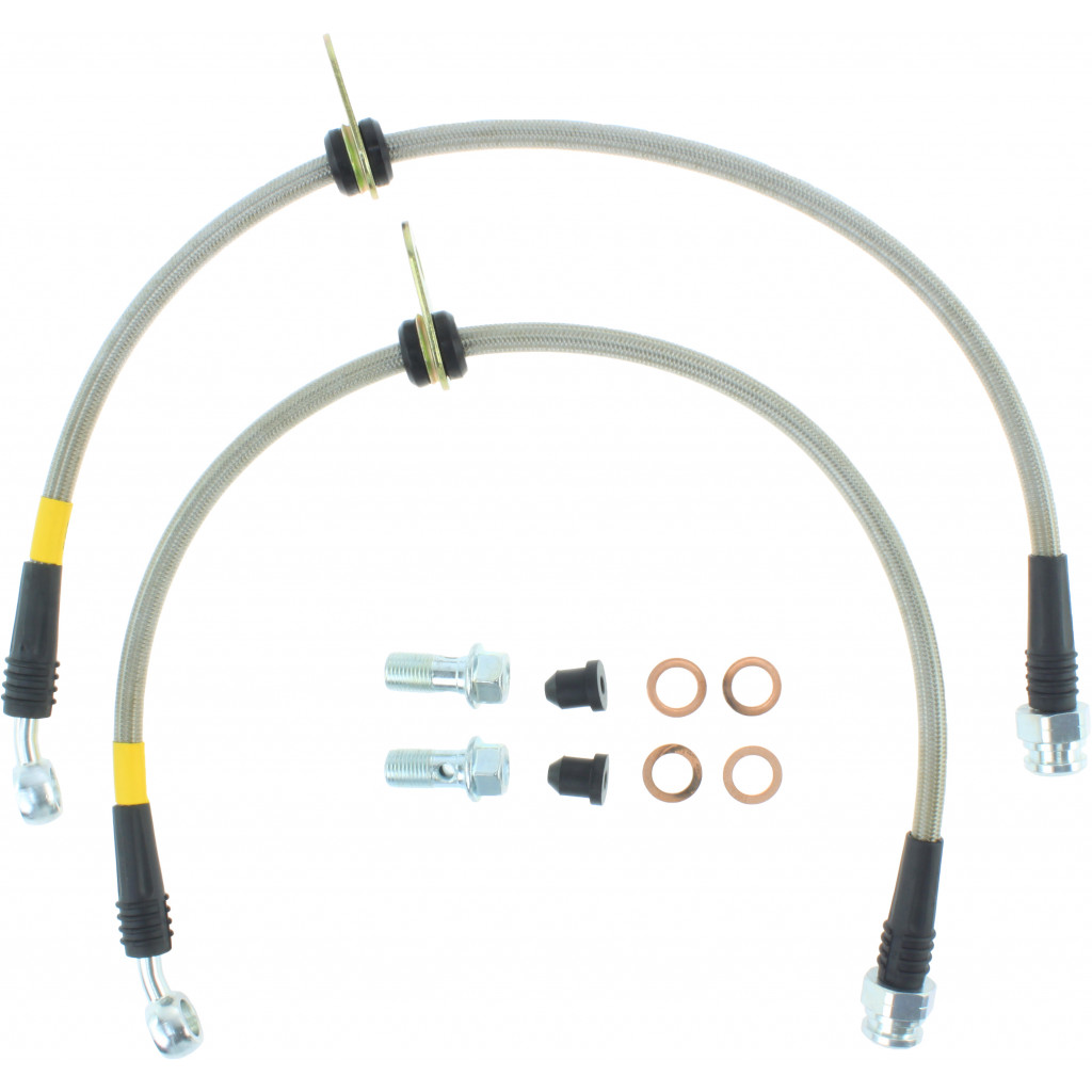StopTech For Honda Prelude 1997-2001 Brake Lines Stainless Steel - Rear | (TLX-sto950.40507-CL360A70)