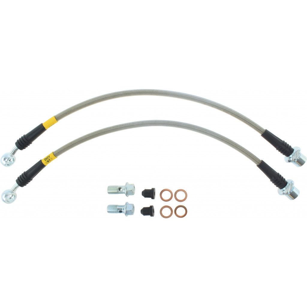 StopTech For Lexus GS450h/GS350 2007-2015 Brake Lines Stainless Steel - Rear | (TLX-sto950.44504-CL360A72)