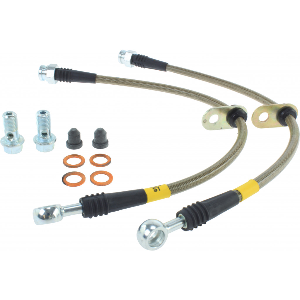 StopTech For Mazda 2 2011 2012 2013 2014 Brake Line Kit Stainless Steel - Front | (TLX-sto950.45009-CL360A70)