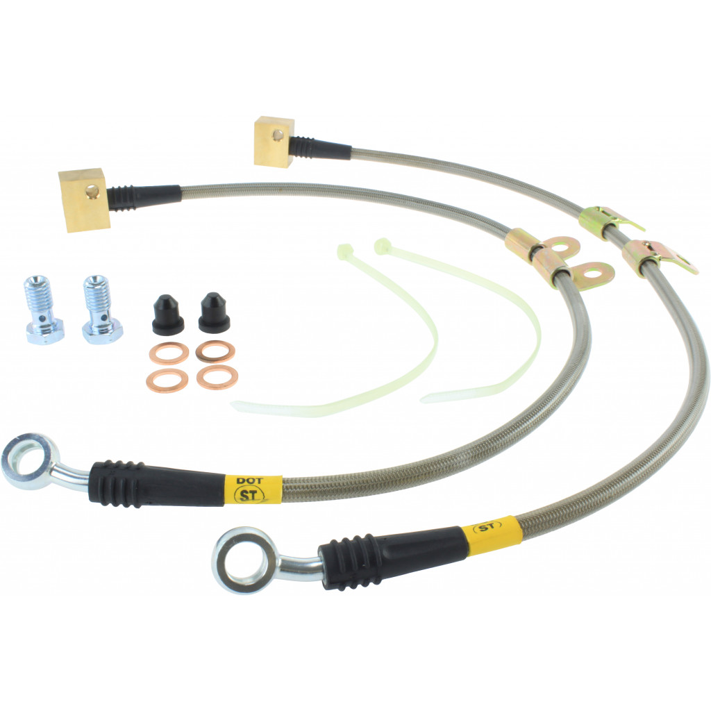 StopTech For Chevy Trailblazer 2002-2009 Brake Line Kit Stainless Steel - Front | (TLX-sto950.62013-CL360A72)