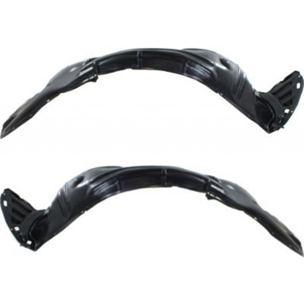 For Honda Odyssey Splash Guard / Fender Liner 2011 2012 2013 Driver and Passenger Side Pair / Set | Front | All Submodels | HO1248141 + HO1249141 | 74151TK8A00 + 74101TK8A00 (PLX-M0-USA-REPH222154-CL360A1)