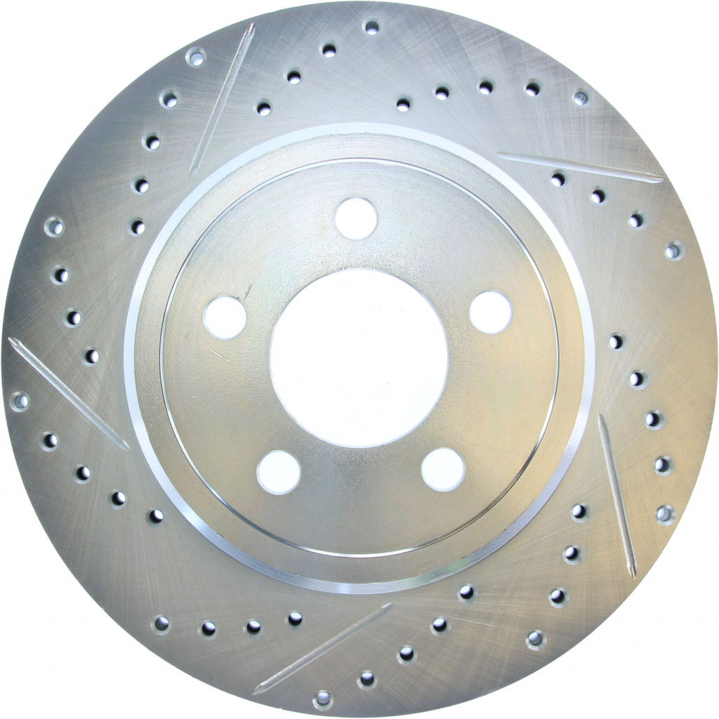 StopTech For Dodge Challenger 2009-2020 Rear Right Brake Rotor Drilled & Slotted | Rear Right, Sold As Kit (TLX-sto227.63062R-CL360A71)