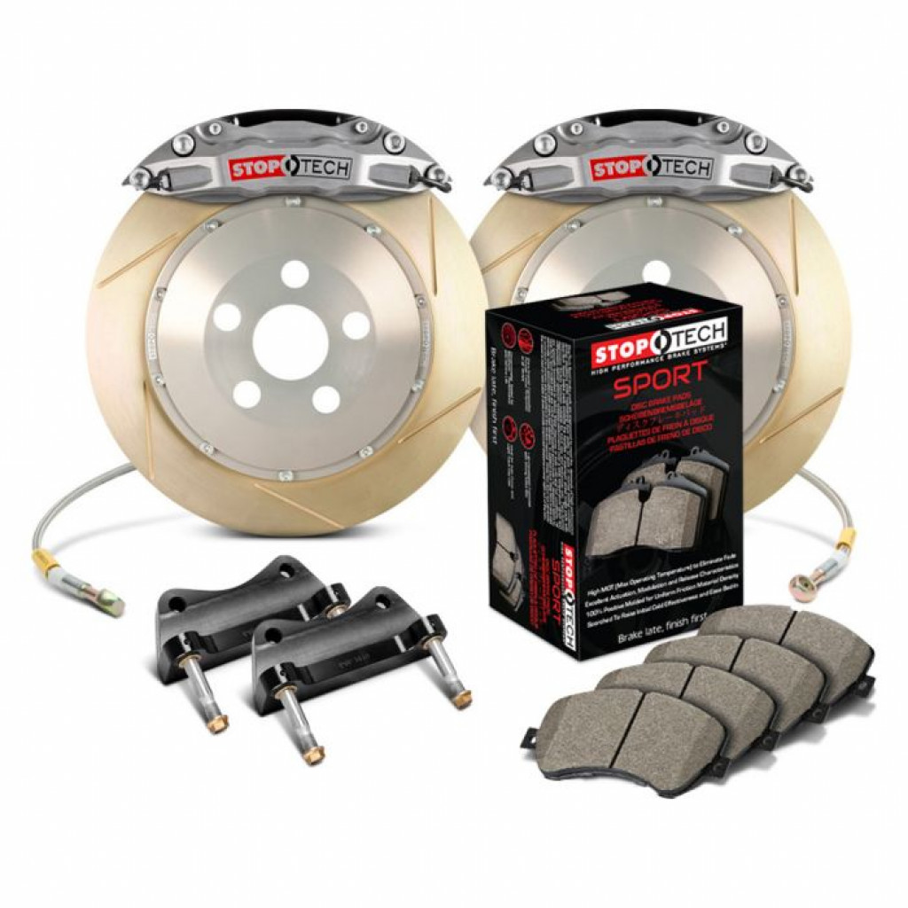 StopTech For Toyota Supra 1993-1998 Big Brake Kits Rear ST-40 332x32 Trophy | Sport Zinc Slotted (TLX-sto83.857.0047.R3-CL360A70)