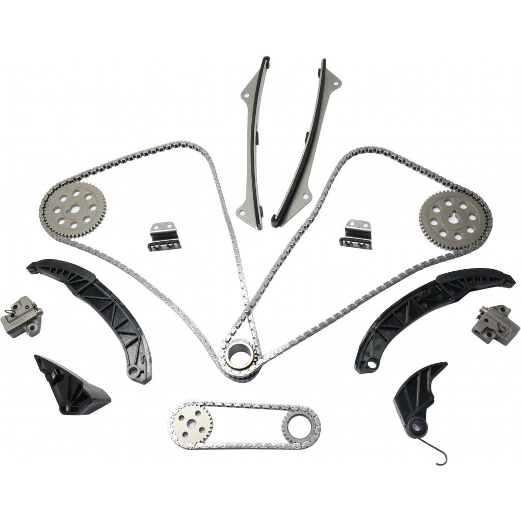 For Hyundai Veracruz Timing Chain Kit 2007 08 09 10 11 2012 | 6 Cyl | 3.3L/3.8L Engine | w/o Variable Timing Gears | TK174 | 31045S | 243123C100 (CLX-M0-USA-RH32100001-CL360A73)