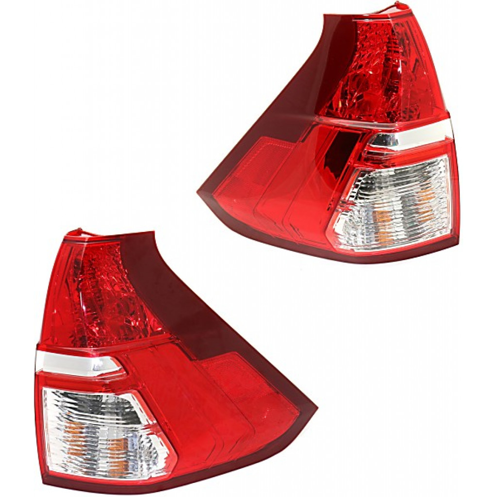 For Honda CR-V Tail Light 2015 2016 Pair RH and LH Side DOT Certified Replacement for HO2800186 (PLX-M0-11-6750-00-1-CL360A1)