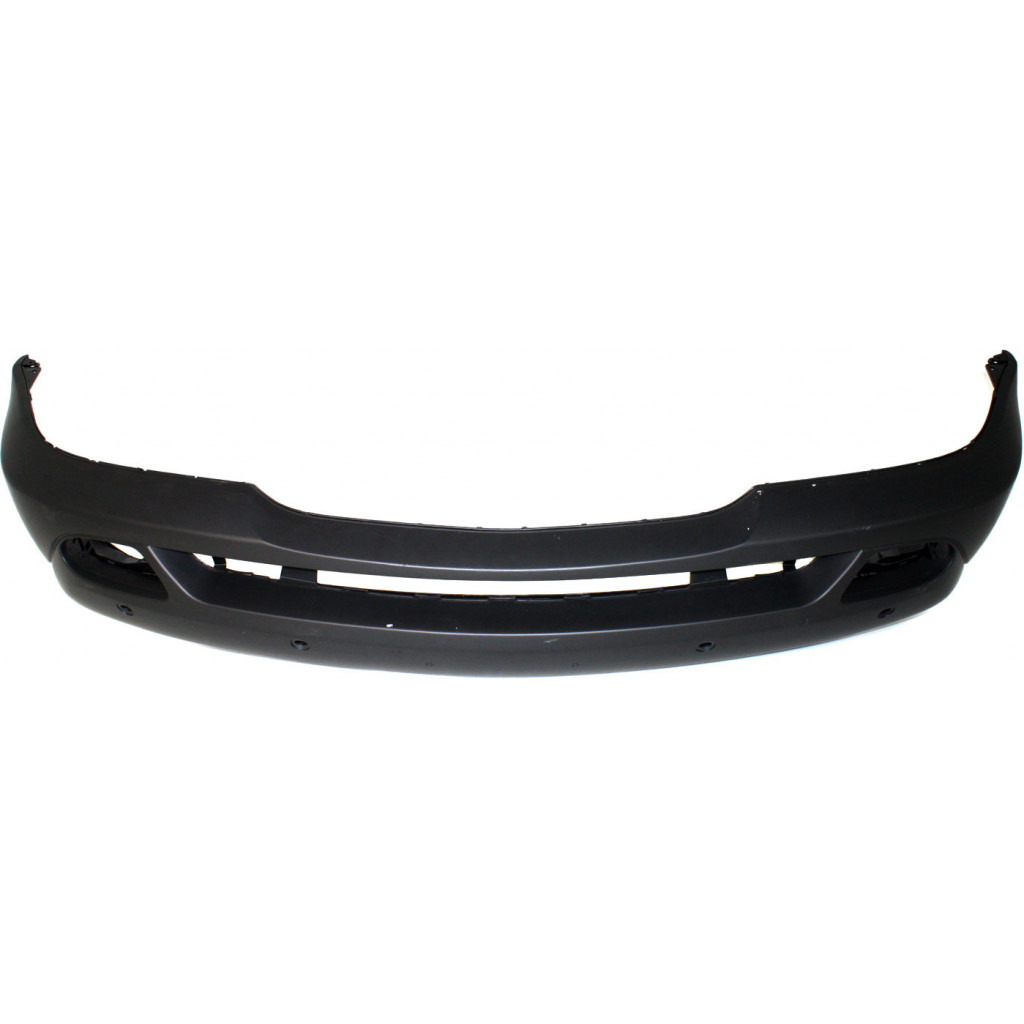 For Mercedes-Benz ML320 / ML350 / ML500 Front Bumper Cover 2001 02 03 04 2005 | Primed | Plastic | w/ Parktronic Holes | w/o Headlight Washer Holes | MB1000164 | 1638804770 (CLX-M0-USA-REPM010309P-CL360A70)