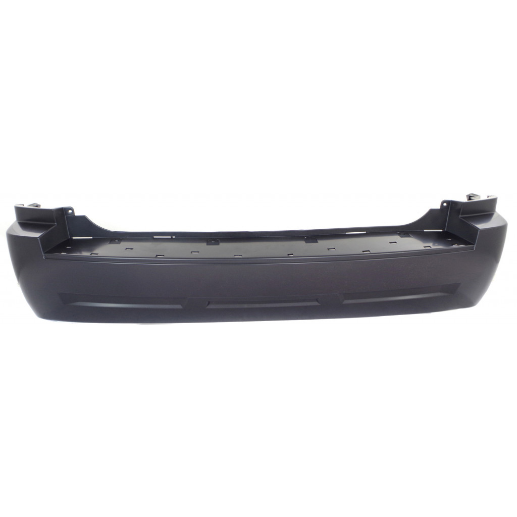 For Jeep Grand Cherokee Rear Bumper Cover 2005 06 07 08 09 2010 | Primed | Plastic | w/o Chrome Insert | w/o Two Hook Holes | Laredo Model | CH1100865 | 5159058AC (CLX-M0-USA-RBJ760101P-CL360A70)