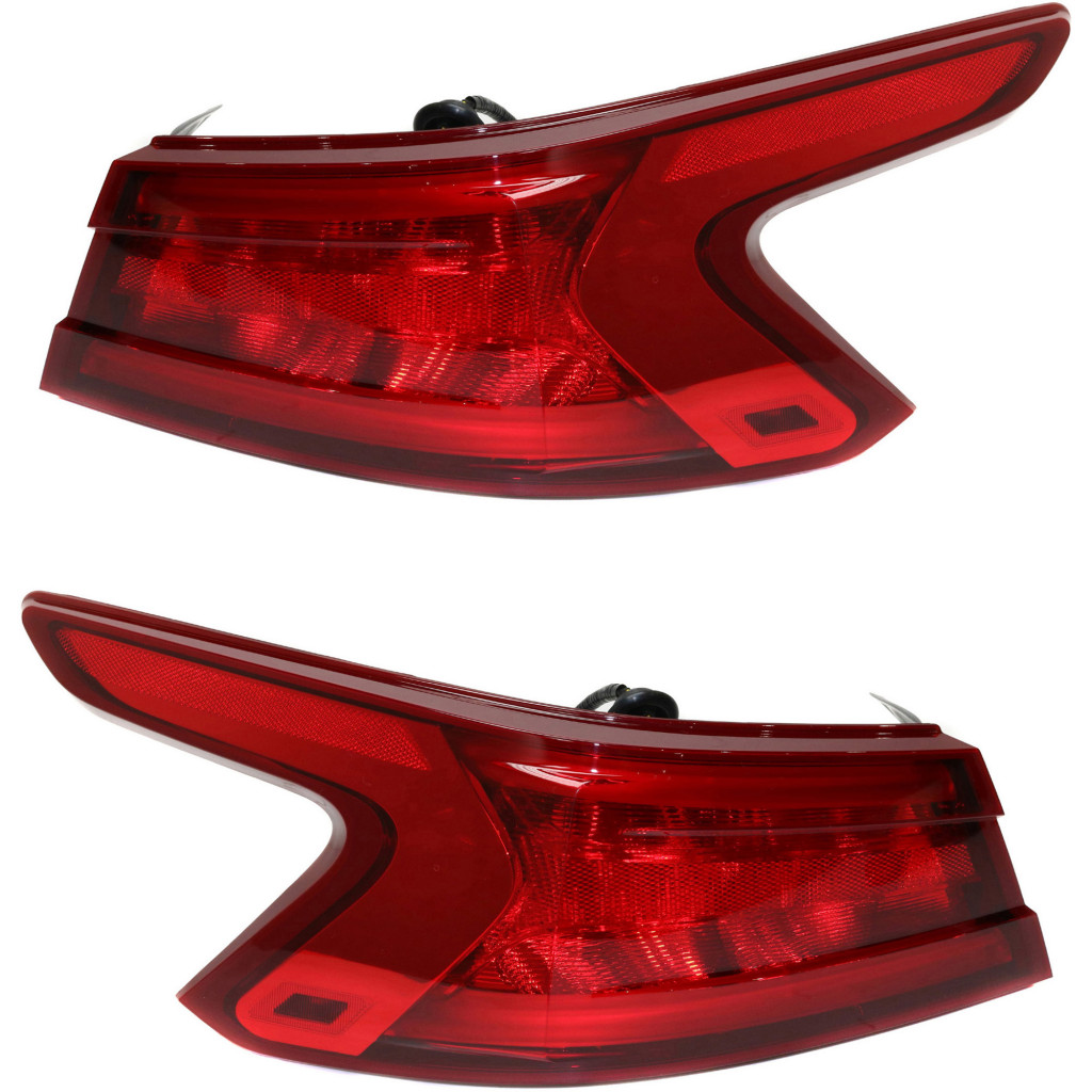 For Nissan Maxima Tail Light 2016 2017 2018 Pair RH and LH Side Sedan Replacement for NI2804104 (PLX-M0-11-6834-00-CL360A1)