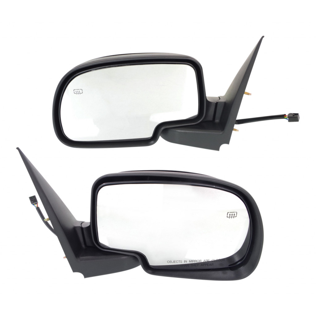 For GMC Sierra 1500 HD 2001 2002 Door Mirror Driver and Passenger Side | Pair | Power | Heated | Paint to Match | Replacement For 15179829, 15179830 | GM1320226, GM1321226