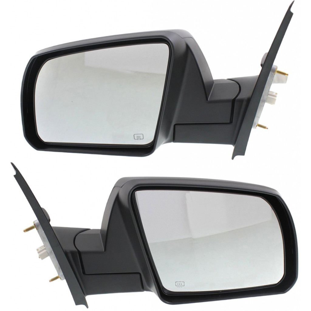 For Toyota Tundra 2014 2015 Door Mirror Driver and Passenger Side | Pair | Power | Heated | Textured | Replacement For 87940-0C460, 87910-0C440 | TO1320302, TO1321302