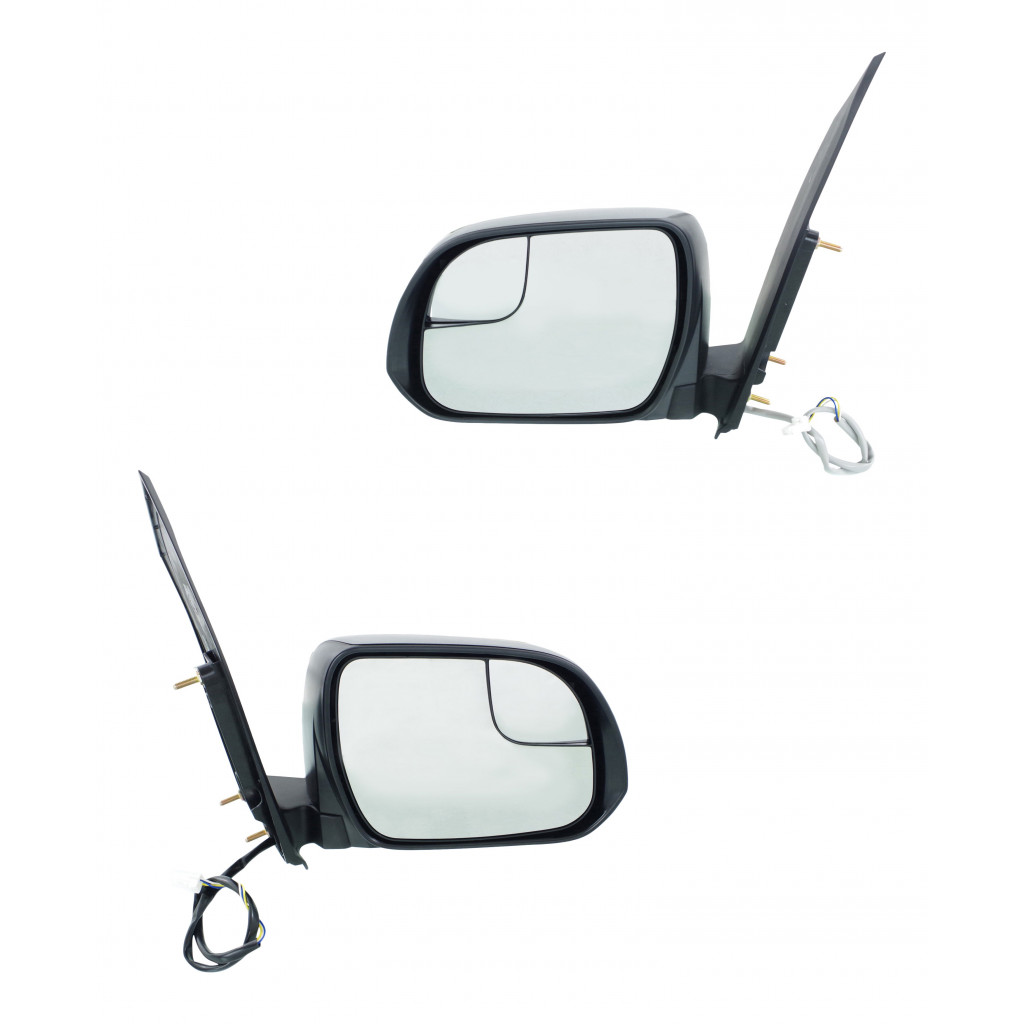 For Toyota Sienna 2015 16 17 18 19 2020 Door Mirror Driver and Passenger Side Pair | Power | Non-Heated | Textured | Replacement For 87940-08140, 87910-08140 | TO1320338, TO1321338