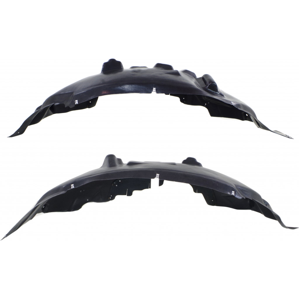 For Ford F-150 Splash Guard / Fender Liner 2015 16 17 18 19 2020 Driver and Passenger Side Pair / Set | Front | Turbocharged | All Submodels | FO1248162 + FO1249162 | FL3Z16103D + FL3Z16102D (PLX-M0-USA-REPF222152-CL360A1)