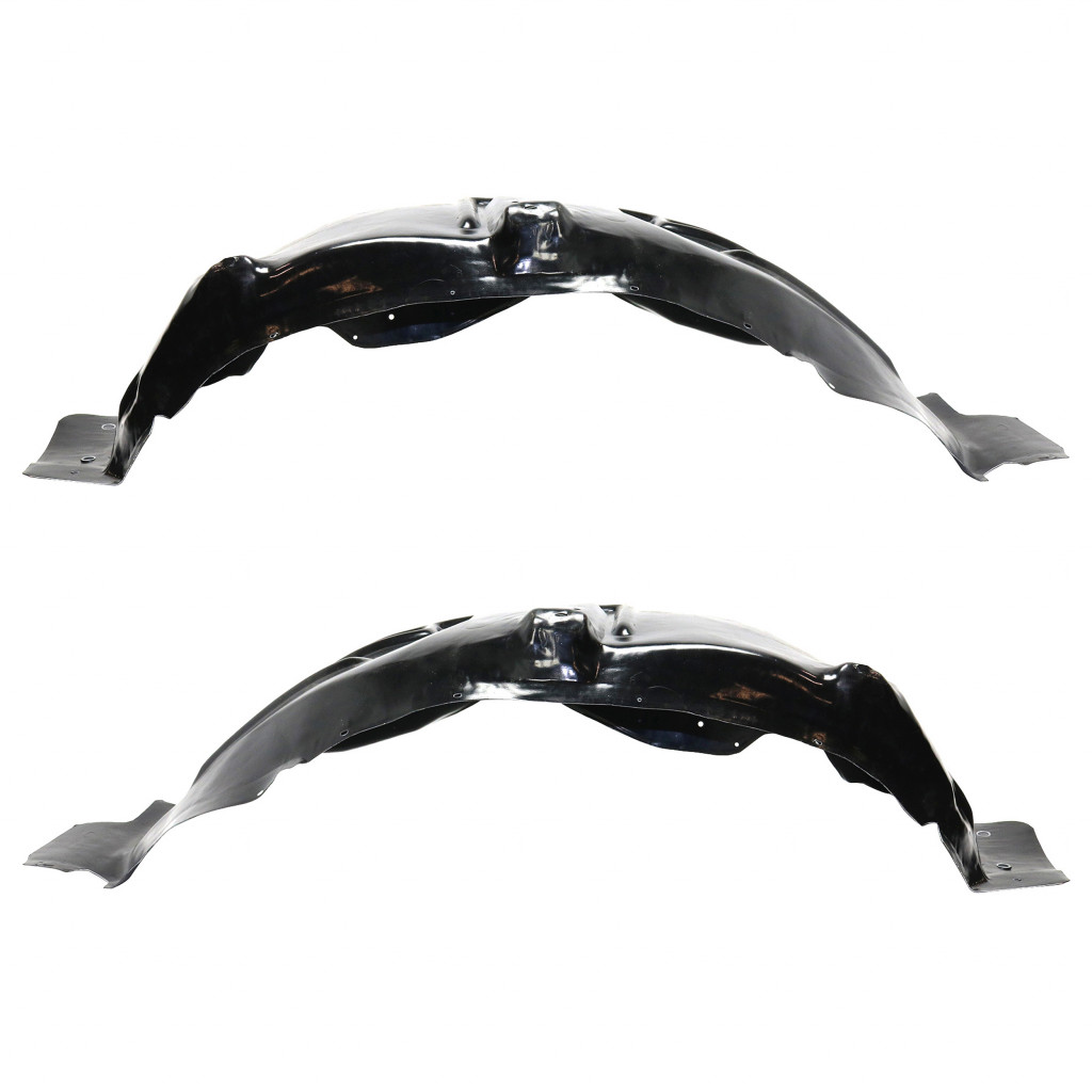 For Ford F-350 Splash Guard / Fender Liner 1987-1997 Driver and Passenger Side Pair / Set | Front | XL/Custom/XLT Lariat | FO1246104 + FO1247104 | F4TZ16055A + F4TZ16054A (PLX-M0-USA-7800-CL360A4)