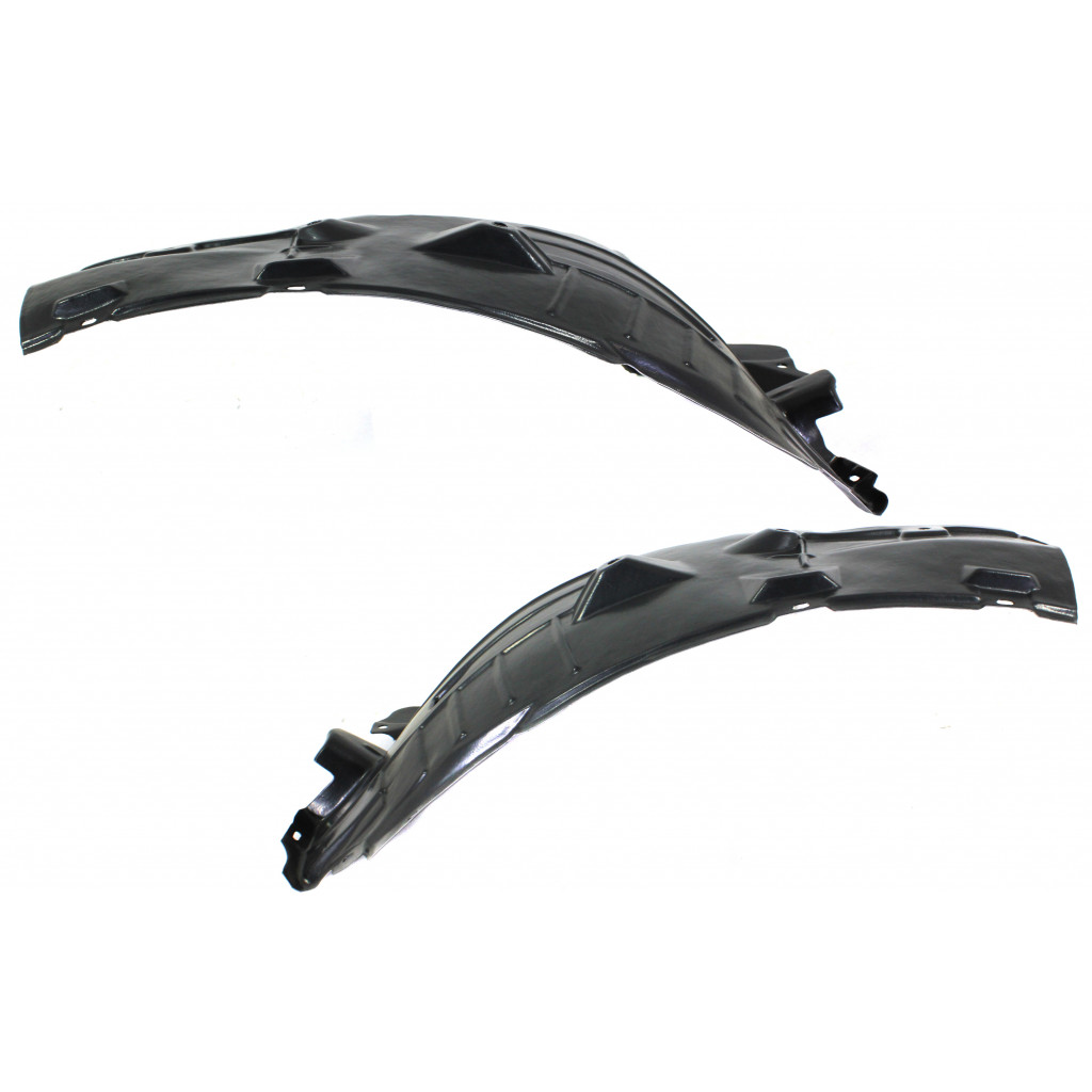 For Nissan 370Z Splash Guard / Fender Liner 2009-2020 Driver and Passenger Side Pair / Set | Front | Rear Section | NI1248122 + NI1249122 | 638431EA0A + 638421EA0A (PLX-M0-USA-REPN222122-CL360A1)