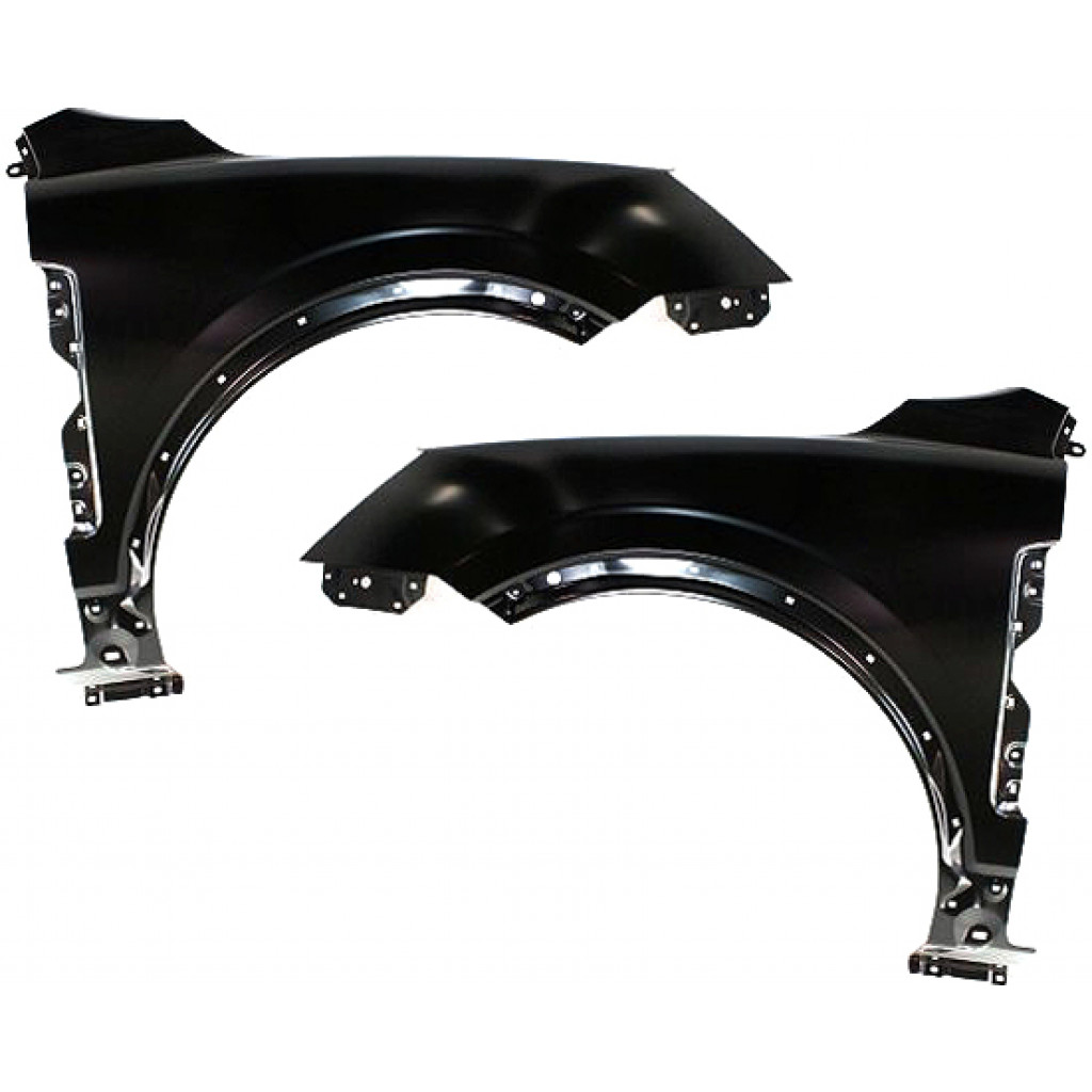 For Saturn Vue Front Fender 2008 2009 2010 Driver and Passenger Side Pair / Set | w/ Applique Provision | For GM1240349 + GM1241349 | 25865102 + 25865103 (PLX-M0-USA-RBS220102-CL360A1)