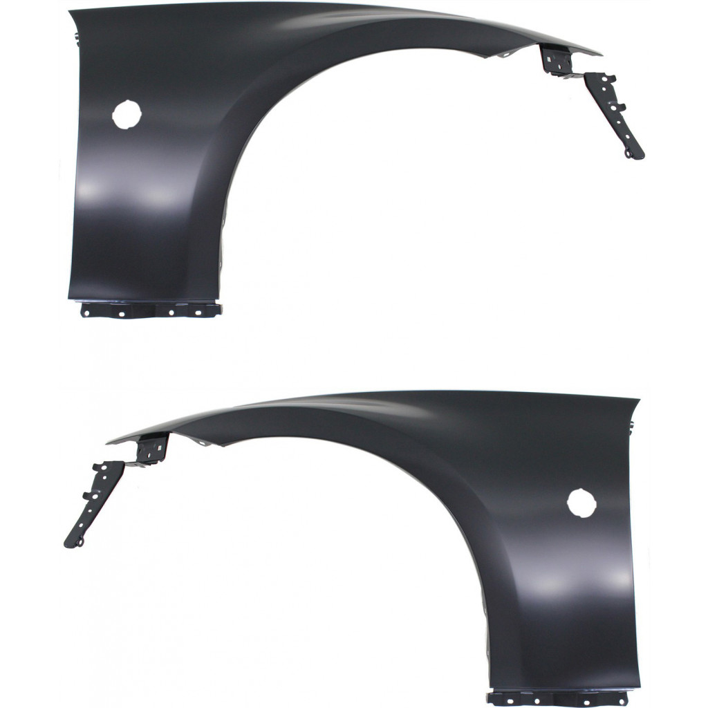 For Nissan 370Z Fender 2009-2019 Driver and Passenger Side Pair / Set | Front | Convertible/Coupe | All Submodels | NI1240209 + NI1241209 | FCA011EAMA + FCA001EAMA (PLX-M0-USA-REPN220128-CL360A1)