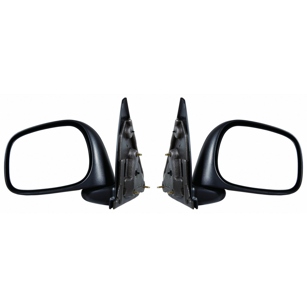 For Dodge Ram 2500 Door Mirror 2005 2006 2007 2008 2009 Pair Driver and Passenger Side Textured Manual Non Heated CH1320202 (PLX-M0-334-5410L3MFM-CL360A3)