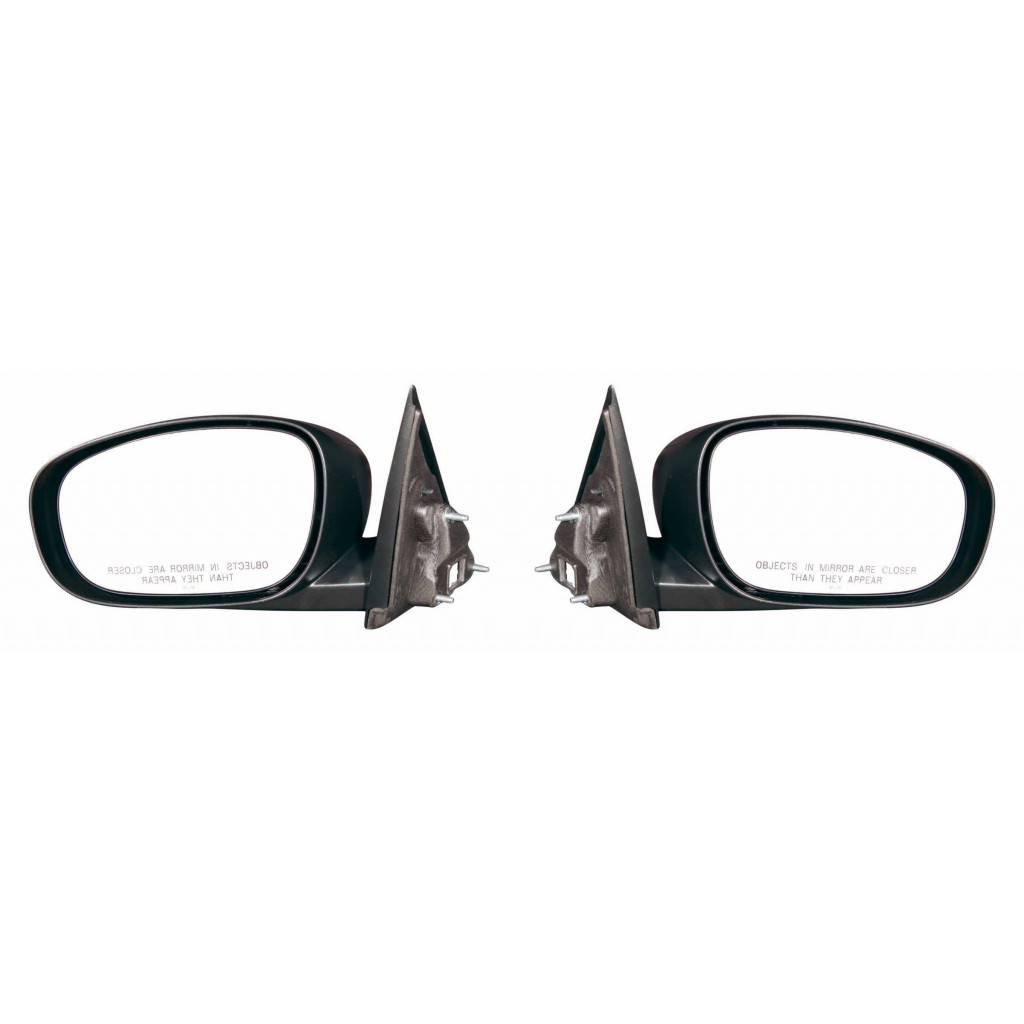 For Dodge Charger Door Mirror 2006 2007 2008 2009 2010 Pair Driver and Passenger Side Textured Power Heated Non Folding CH1320295 (PLX-M0-334-5409L3EFH-CL360A2)