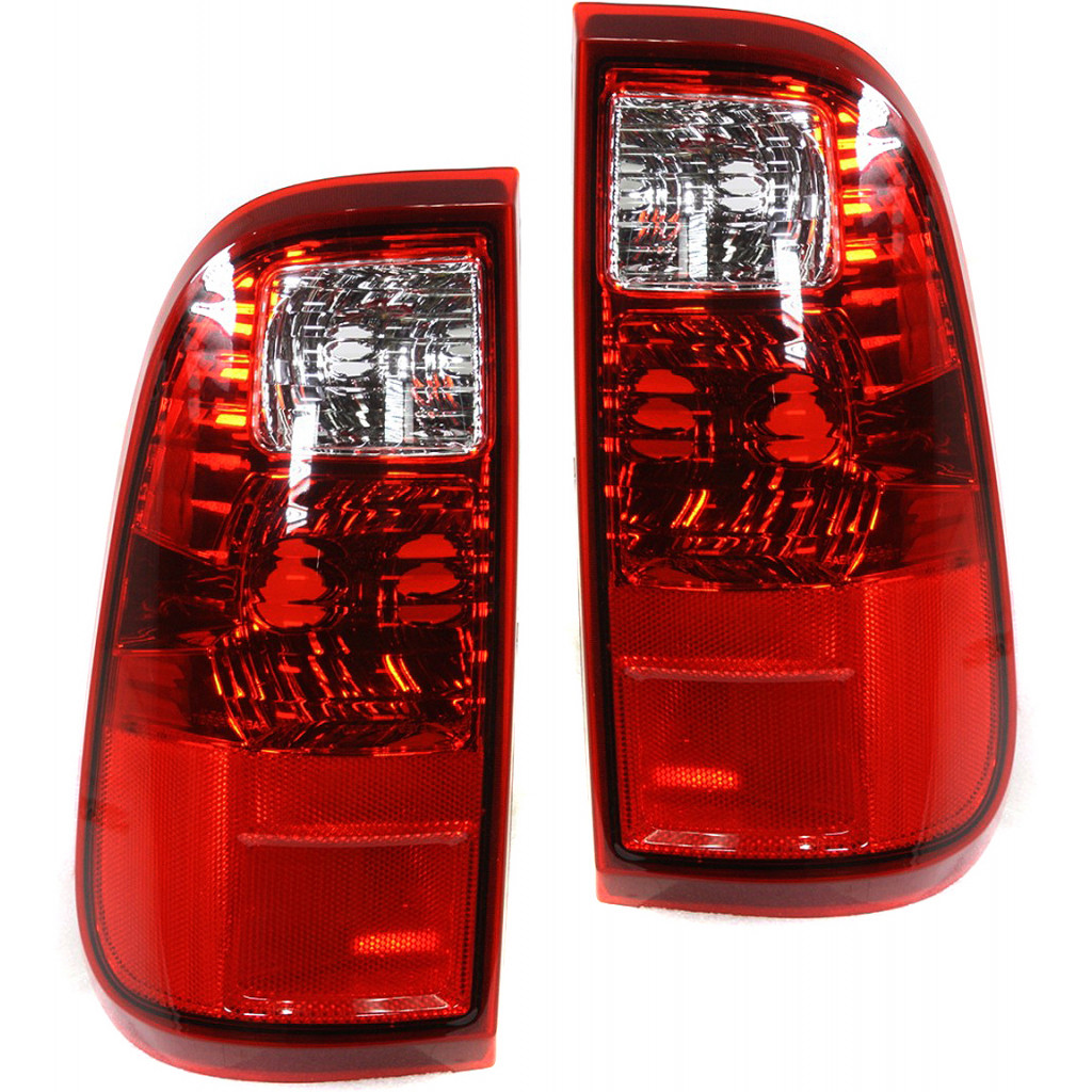 For Ford F-250 Super Duty Tail Light Assembly 2008-2016 Pair Driver and Passenger Side DOT Certified For For FO2800208 (PLX-M1-329-1936L-UF-CL360A1)
