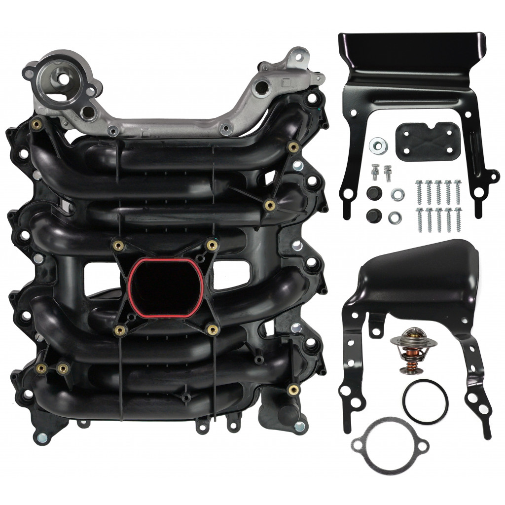 For Mercury Cougar Intake Manifold 1996 1997 | Kit | Includes Thermostat | Alternator Bracket | 615-178 | 329-01514 | F8AZ9424-CB (CLX-M0-USA-REPL311902-CL360A73)