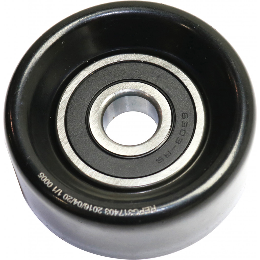 For BMW X3 Accessory Belt Idler Pulley 2004 2005 | Serpentine | Flat | 0.67 Inch Inside Diameter | 2.99 Inch Outside Diameter | 1.1 Inch Width (CLX-M0-USA-REPC317403-CL360A81)