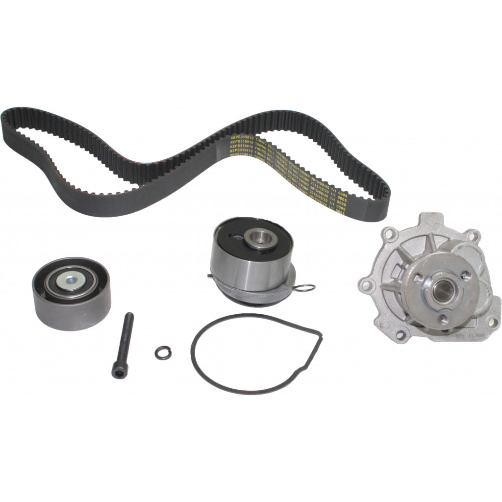 For Pontiac G3 Timing Belt Kit 2009 2010 | 4 Cyl | TCKWP338 | GTKWP338 | TBK338WP (CLX-M0-USA-REPS319810-CL360A72)