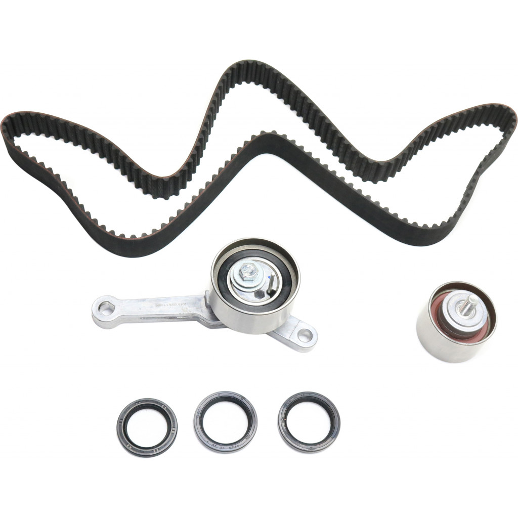 For Jeep Liberty Timing Belt Kit 2002 | 6 Cyl | 2.4L | w/ Mechanical Tensioner System | w/ Oil Seal | TBK151 (CLX-M0-USA-REPD319807-CL360A77)