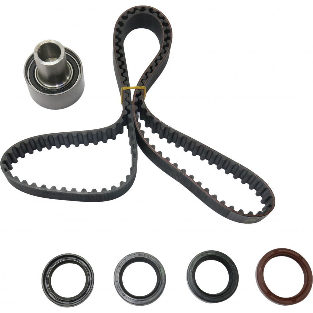 For Nissan Pathfinder Timing Belt Kit 1993-2000 | Black | w/ 1 Tensioner | TCK249 | GTK0249 | 95249K1S (CLX-M0-USA-REPN319801-CL360A71)