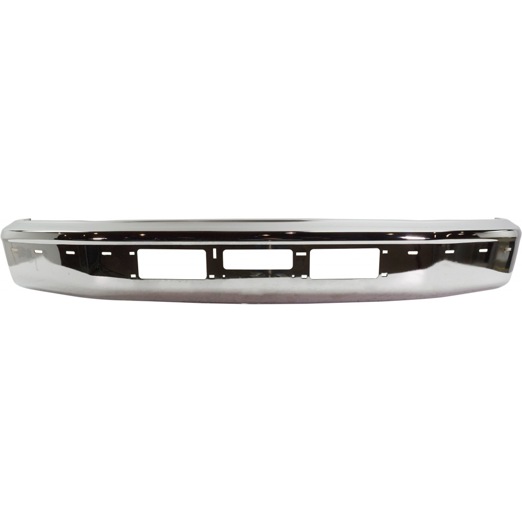 Karparts360 Replacement For Fo-rd F-150 Front Bumper 1993 94 95 1996 | Chrome | w/ Molding Holes and Air Holes | FO1002254 | F3TZ17757AB (CLX-M0-USA-7753-CL360A71)