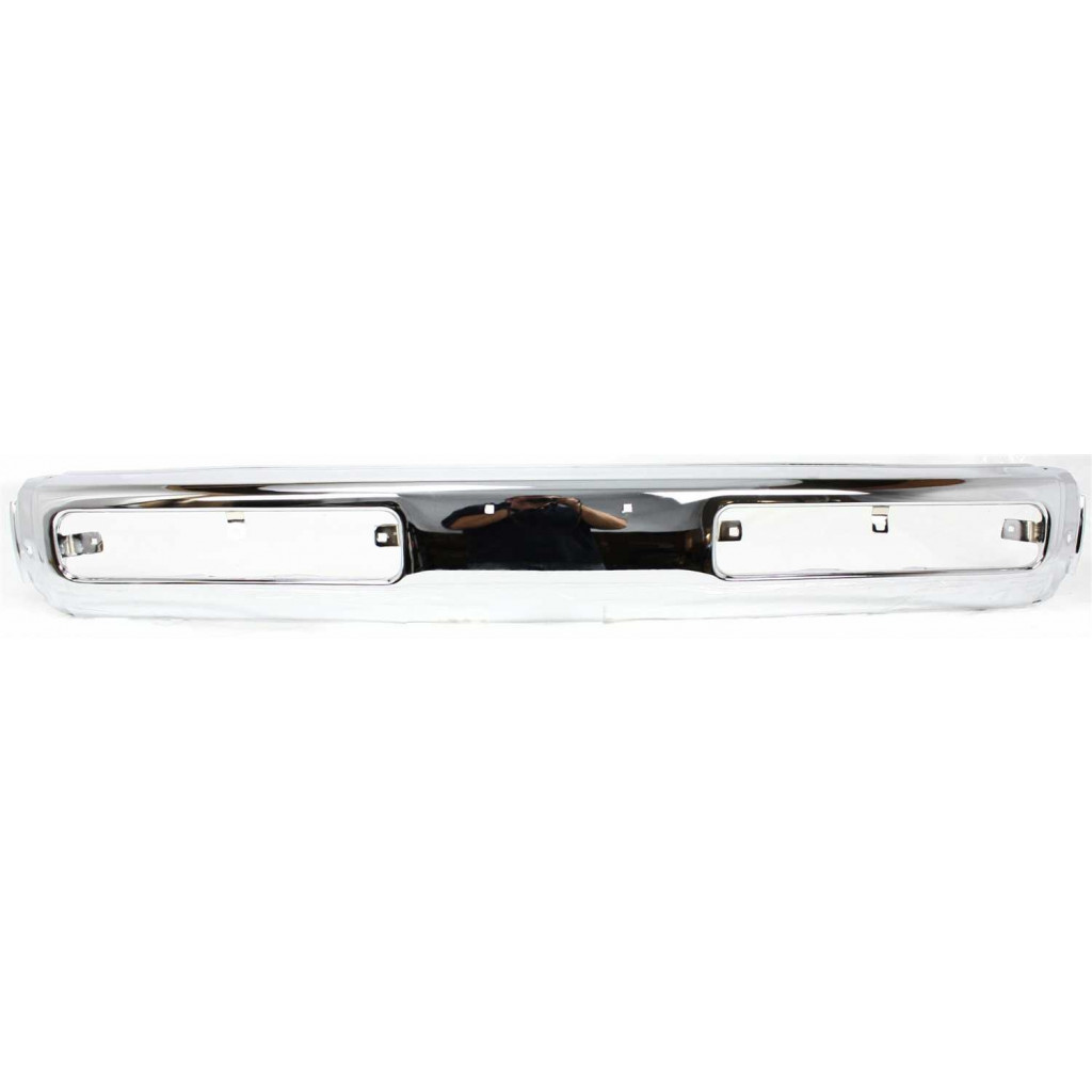 For Nissan D21 Front Bumper 1993 1994 | Center Piece Only | Chrome | 3-Piece Type | NI1002101 | 6201457G25 (CLX-M0-USA-9214-CL360A70)