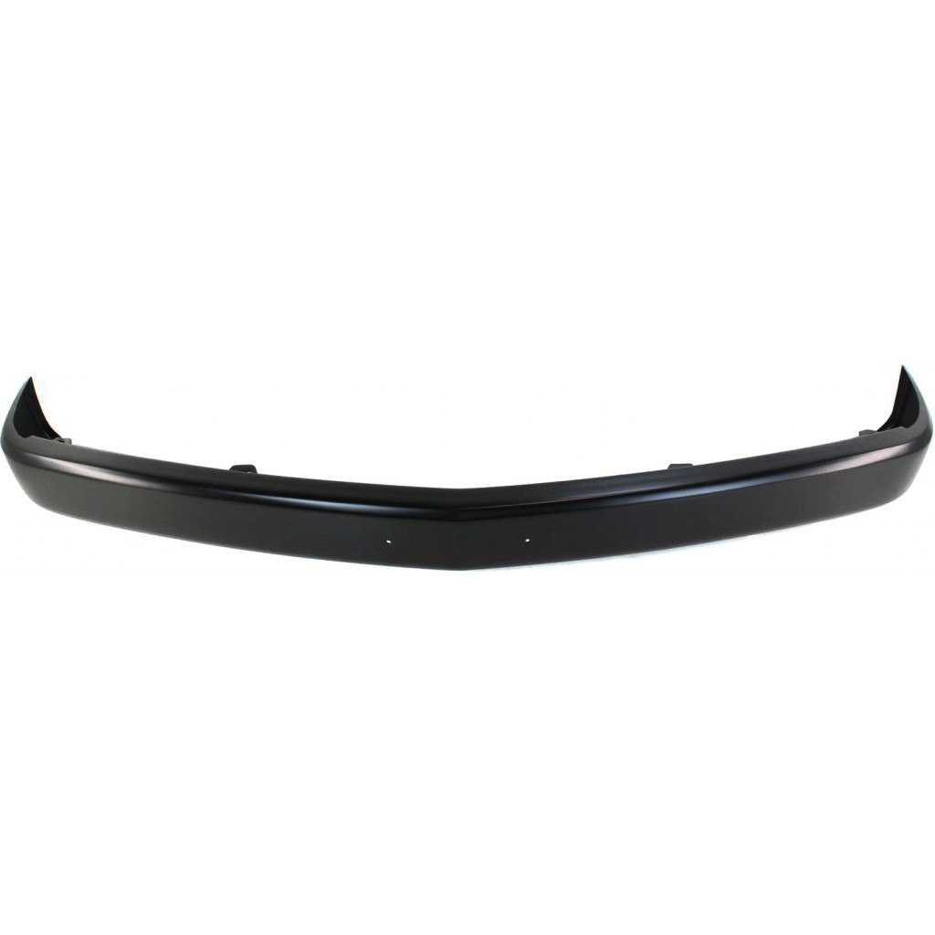 For Chevy C3500 HD Front Bumper 1991-2002 | Painted Black | Face Bar | w/ License Plate Holes | w/o Impact Strip & Pad Holes | GM1002168 | 15607509 (CLX-M0-USA-5755-1-CL360A72)