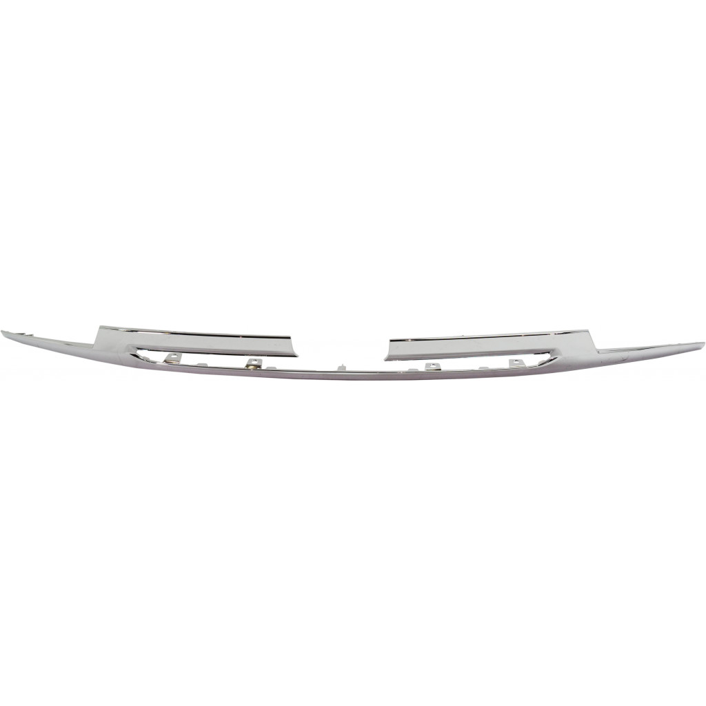 For Honda Ridgeline Grille Trim 2017 18 19 2020 Upper | Chrome | DOT / SAE Compliance | HO1210153 | 71151T6ZA00 (CLX-M0-USA-RH07090003-CL360A70)