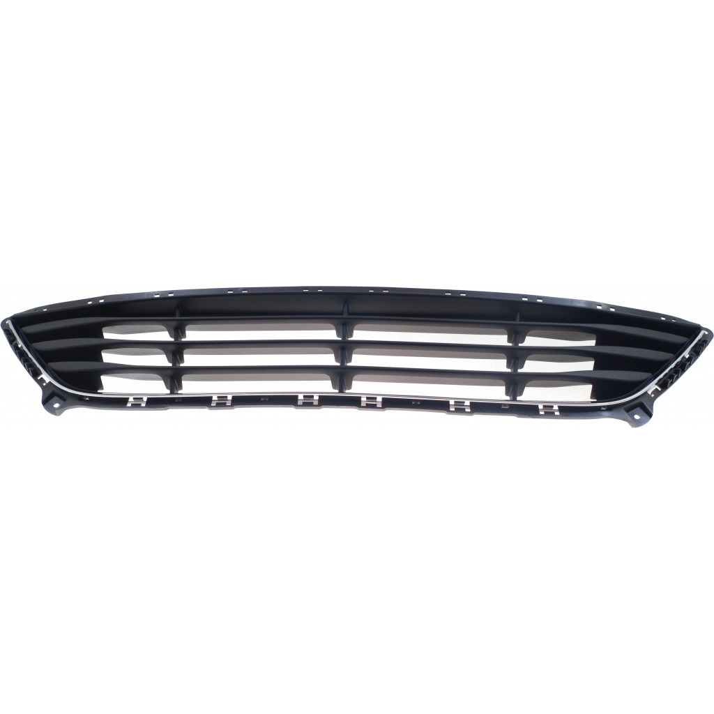 For Hyundai Elantra Front Bumper Grille 2014 2015 2016 | Lower | Plastic | w/ Chrome Insert | Textured Black Shell | Sedan | CAPA | HY1036129 | 865603Y500 (CLX-M0-USA-REPH015338Q-CL360A70)