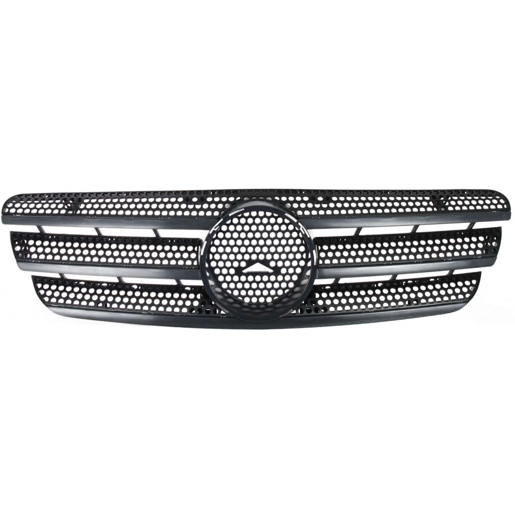 For Mercedes-Benz ML350 Grille Assembly 2003 2004 2005 | Black Shell & Insert | Chassis Plastic | MB1200139 | 1638800185 (CLX-M0-USA-M070184-CL360A72)