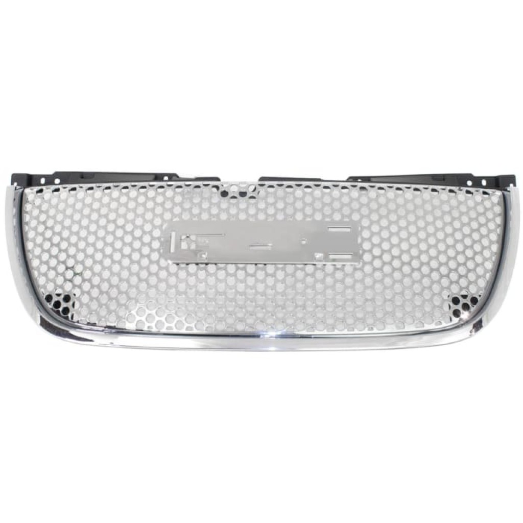 For GMC Yukon / Yukon XL 1500 Grille Assembly 2007-2014 | Chrome Shell & Insert | Denali Model Plastic | GM1200610 | 22761715 (CLX-M0-USA-REPG070117-CL360A70)